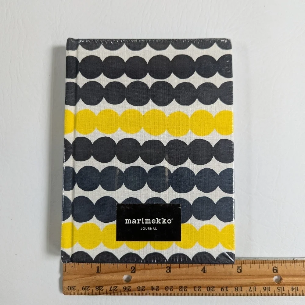 NEW Marimekko Small Fabric Covered Journal Lined Notebook Sealed